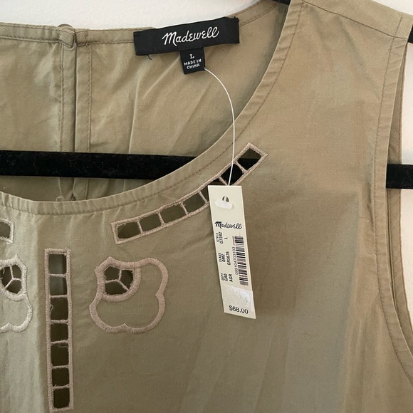 NWT Madewell linen tank top - Picture 2 of 4